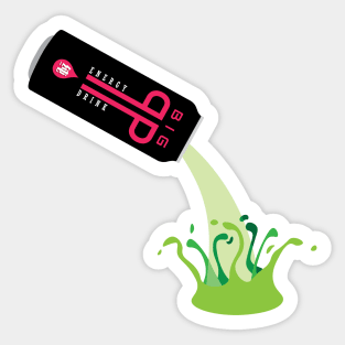 Big PP Energy Drink Gamer Minimalist Version Sticker